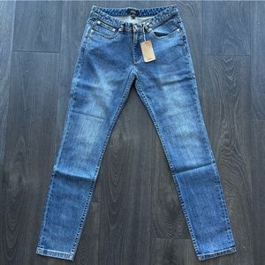 A.P.C. Jean Moulant French Premium Denim New With Tags, Women Size 27